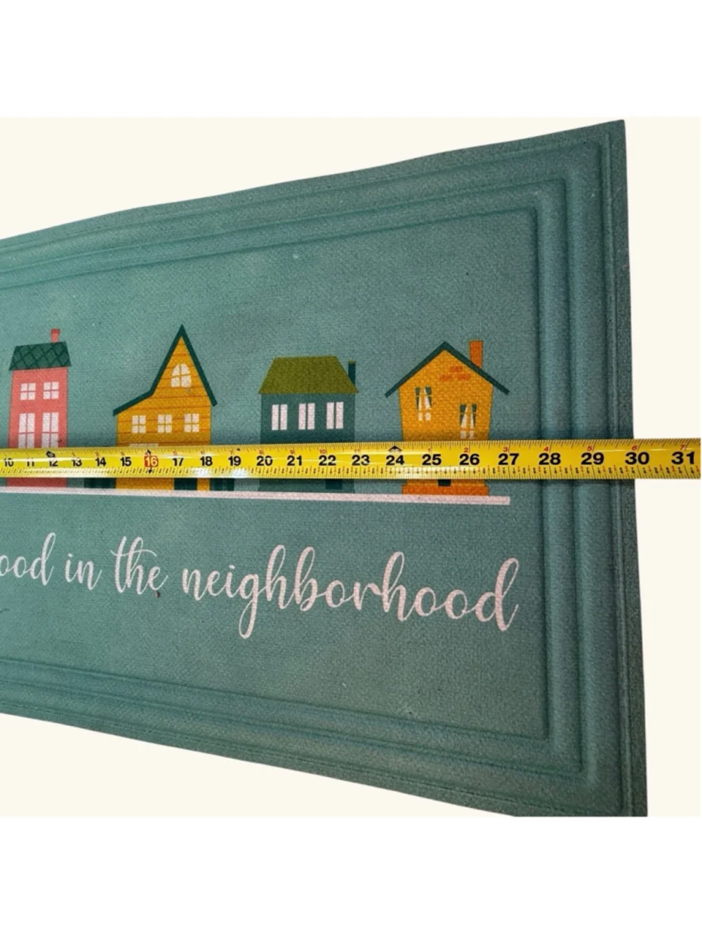 Neighborhood Welcome Accent Rug “It’s All Good in the Neighborhood” Floor Mat 30